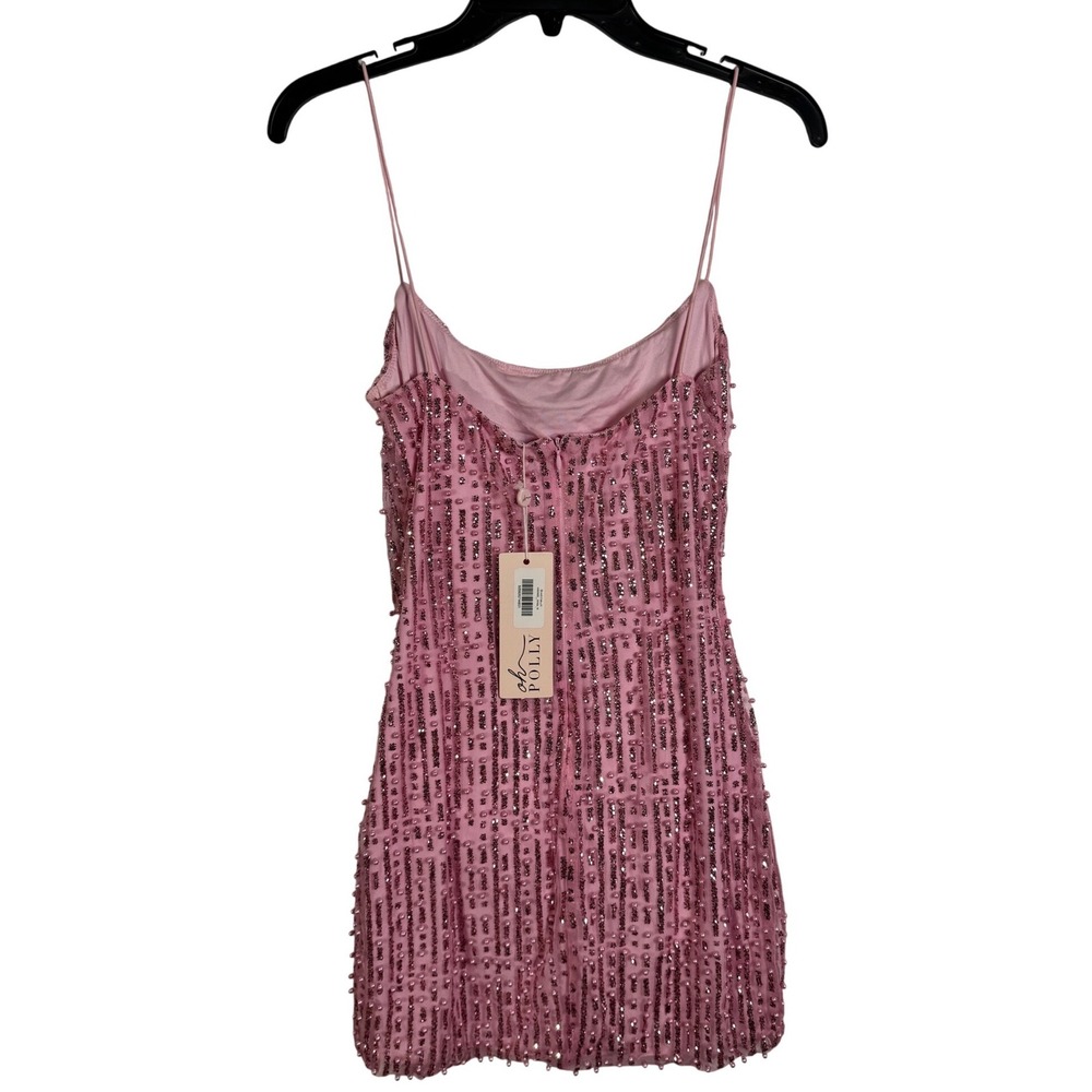 Oh Polly Pink Sequin Mini Dress - Picture 5 of 9